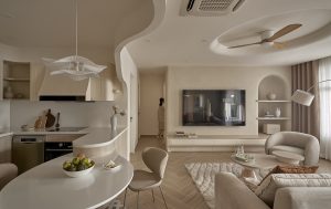Căn hộ bớt tường ngăn để tối ưu không gian