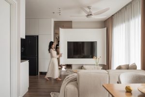 Căn hộ tận dụng từng góc để tối ưu không gian