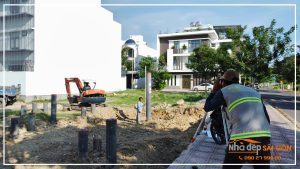 Mr. Thanh’s Villa – Bê tông lót móng cho khối móng