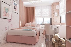 Sơn tường màu hồng – Nhẹ nhàng và ngọt ngào