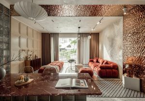 Căn hộ 110 m2 như không gian lấp lánh