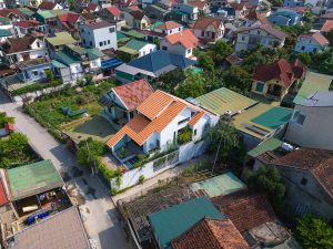 Nhà phố nở hậu với không gian như nhịp ziczac