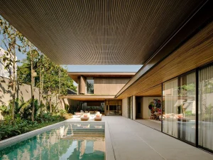 Ngôi nhà gần 1.400 m2 đan cài thiên nhiên vào không gian sống