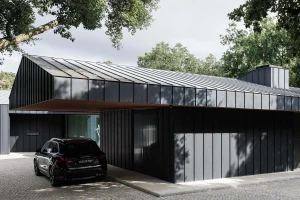 Nhà 1.200 m2 ẩn mình dưới tán cây