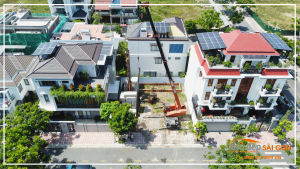 Cập nhật hình ảnh công tác ép cọc Mrs. Nữ’s Villa