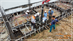 Cập nhật hình ảnh đổ bê tông móng Mrs. Thảo’s House
