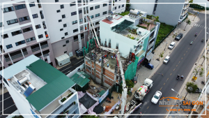 Cập nhật hình ảnh đổ bê tông cột lầu 2 Mrs. Diễu’s House